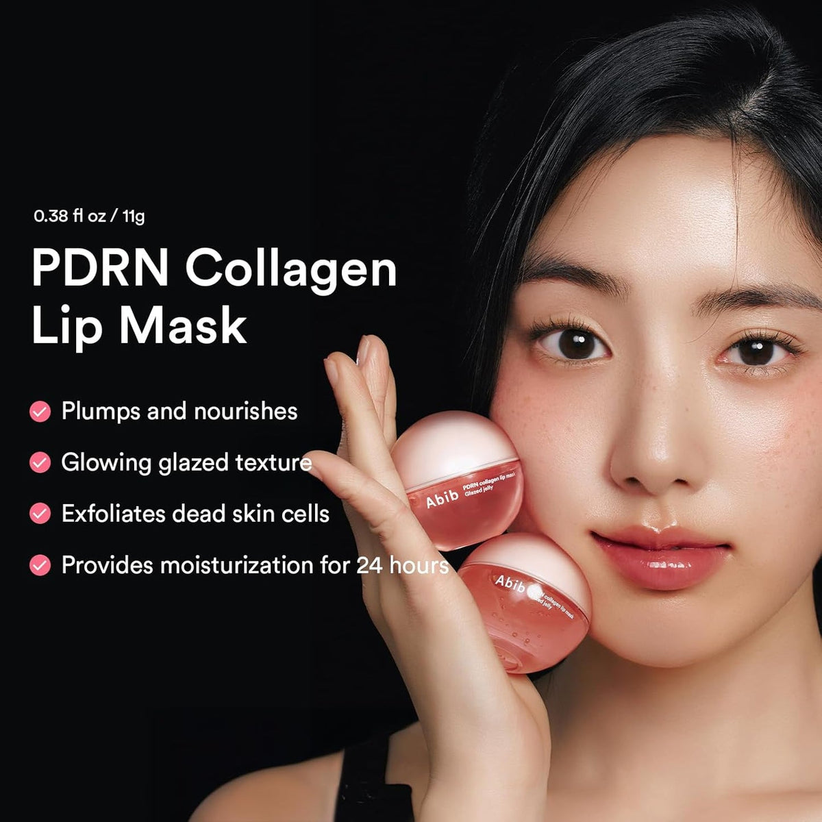 Abib PDRN Collagen Lip Mask Glazed Jelly 11g packaging