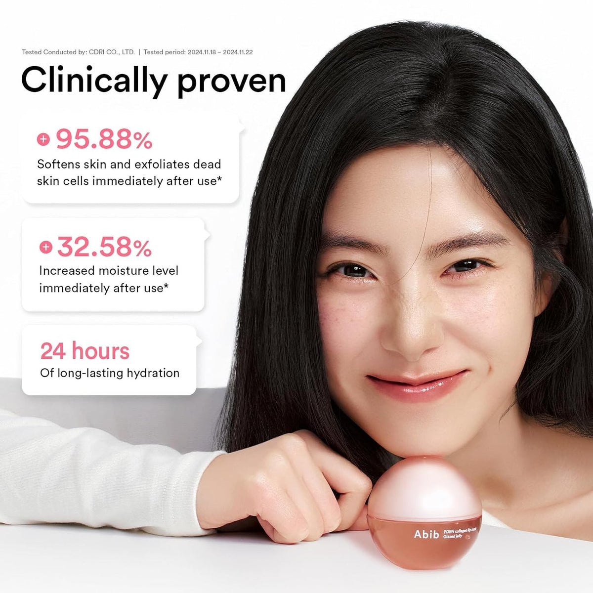 Abib PDRN Collagen Lip Mask Glazed Jelly texture