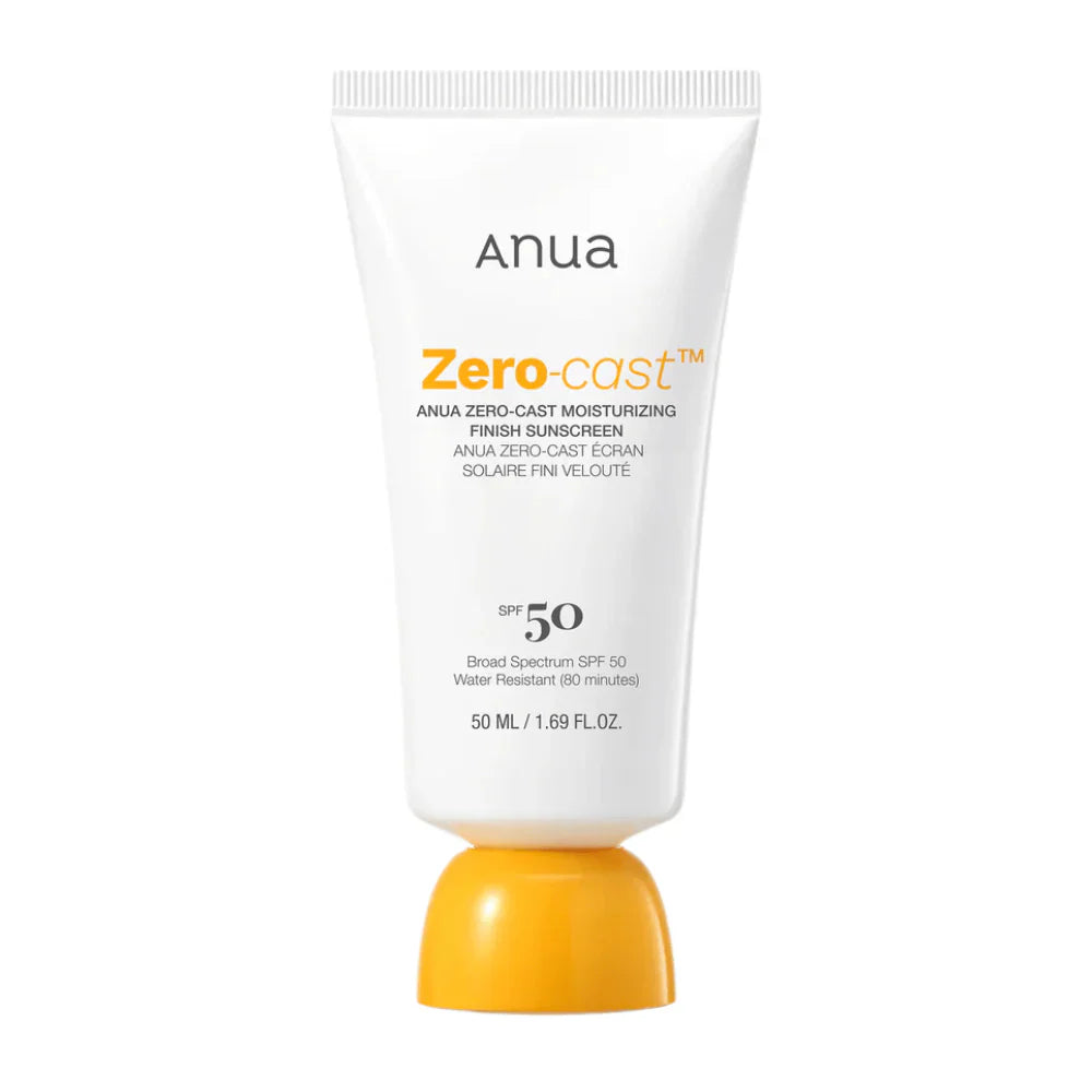 Anua Zero-Cast Moisturizing Finish Sunscreen SPF50+ 50ml – Ενυδατικό Αντηλιακό Χωρίς White Cast