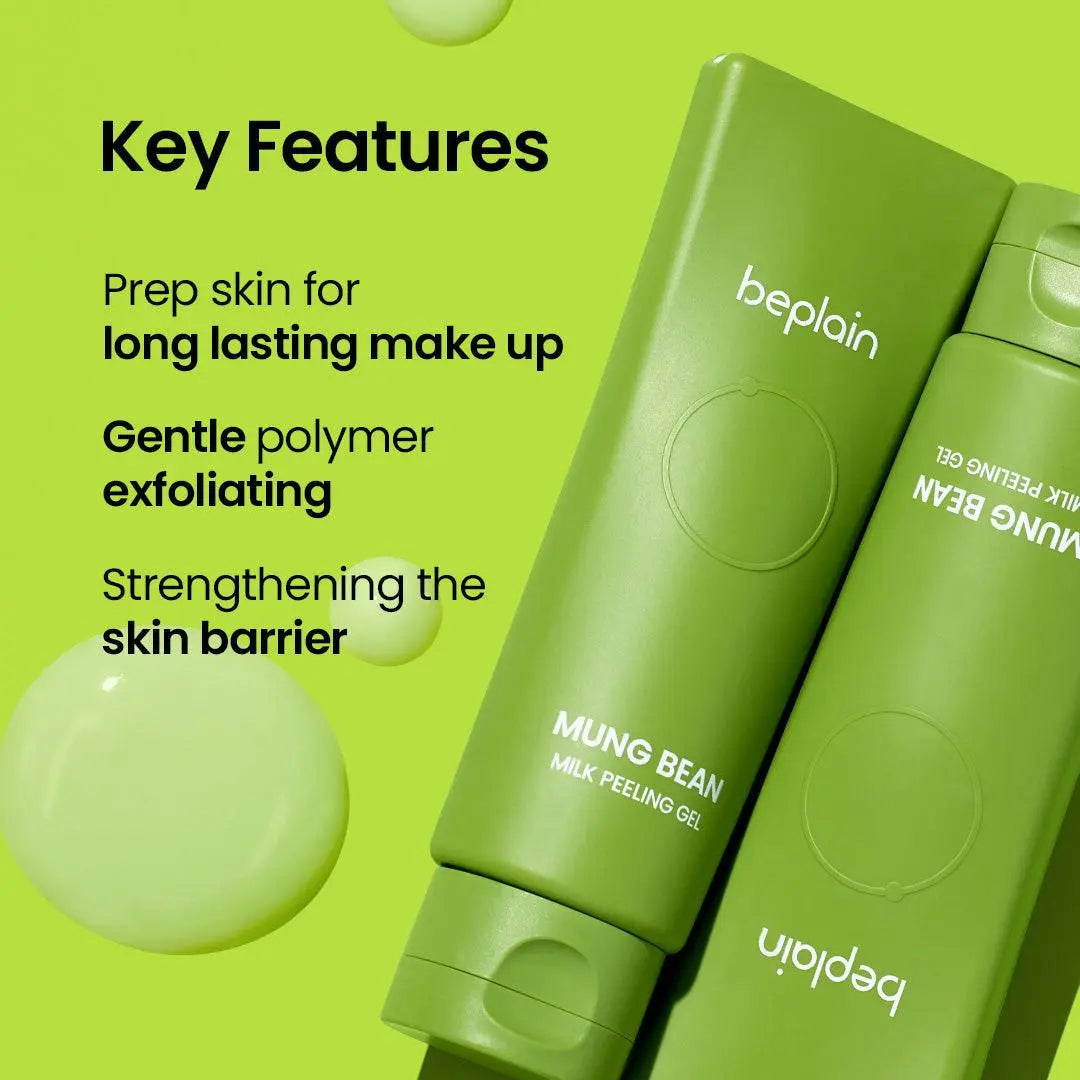 beplain Mung Bean Milk Peeling Gel 120ml – gentle exfoliating features