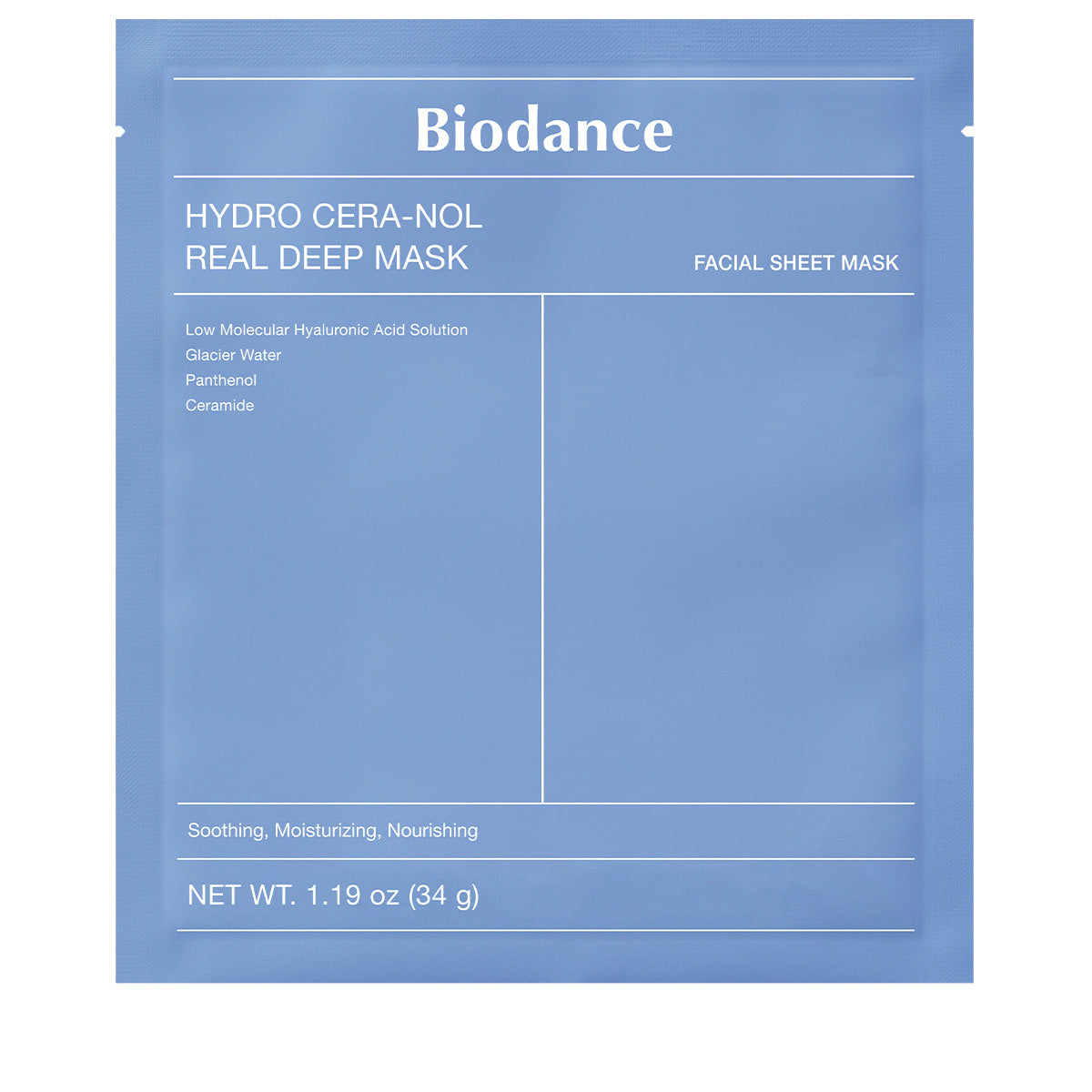 Biodance Hydro Cera-nol Real Deep Mask 4 x 34g