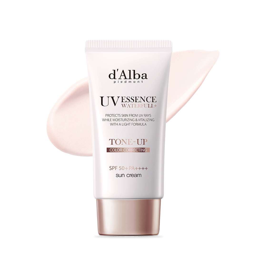d’Alba Waterfull Tone-Up Sun Cream SPF50+ PA++++ 50ml – Pink Correcting Αντηλιακή