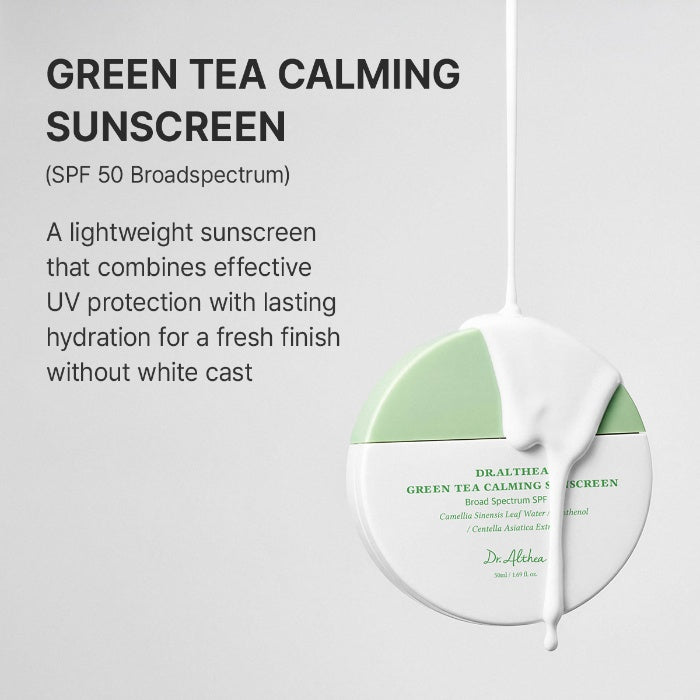 Dr. Althea Green Tea Calming Sunscreen οφέλη και χρήση