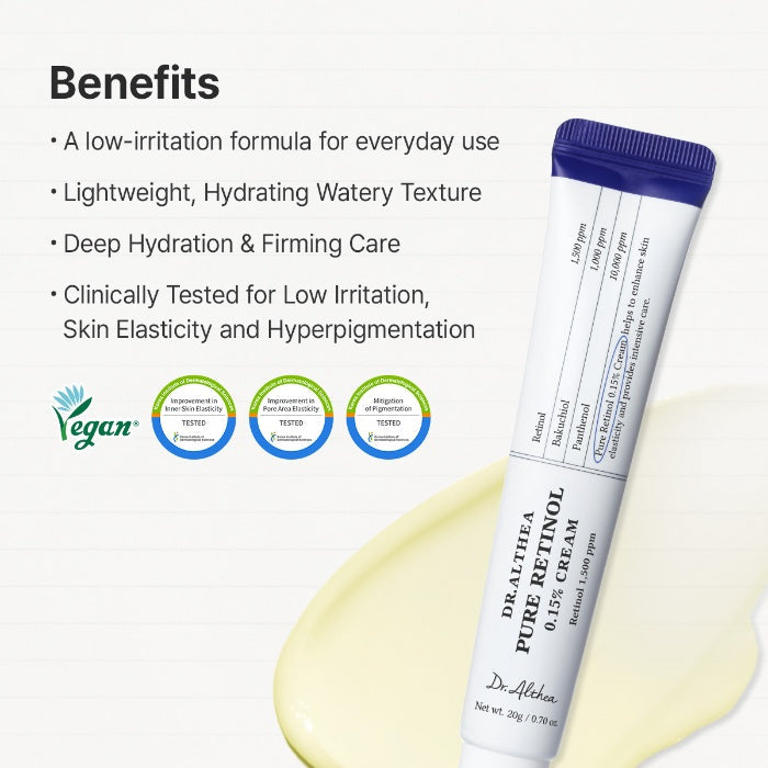 Dr. Althea Pure Retinol 0.15% Cream 20g – βραδινή χρήση