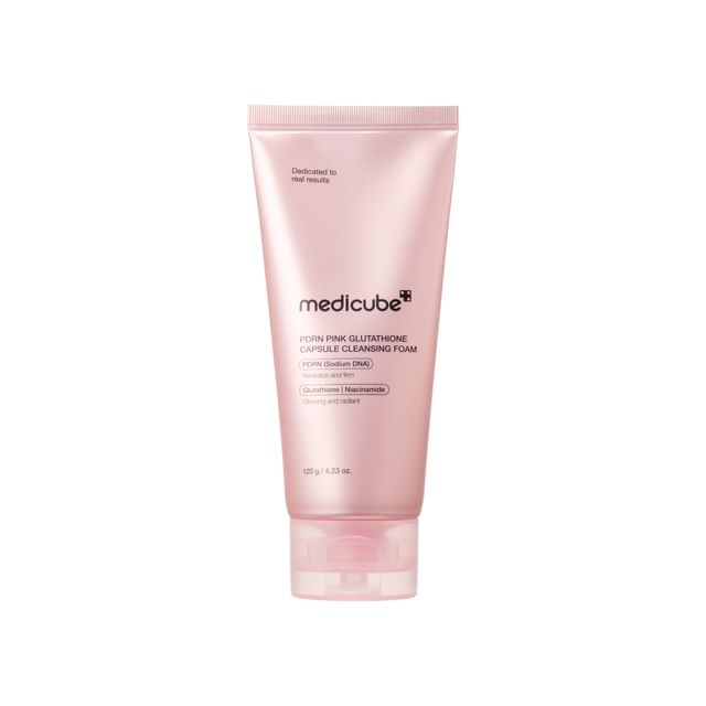 Medicube PDRN Pink Glutathione Capsule Cleansing Foam 120g