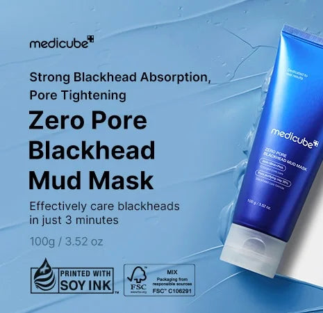Medicube Zero Pore Blackhead Mud Mask 100g – blackhead pore care