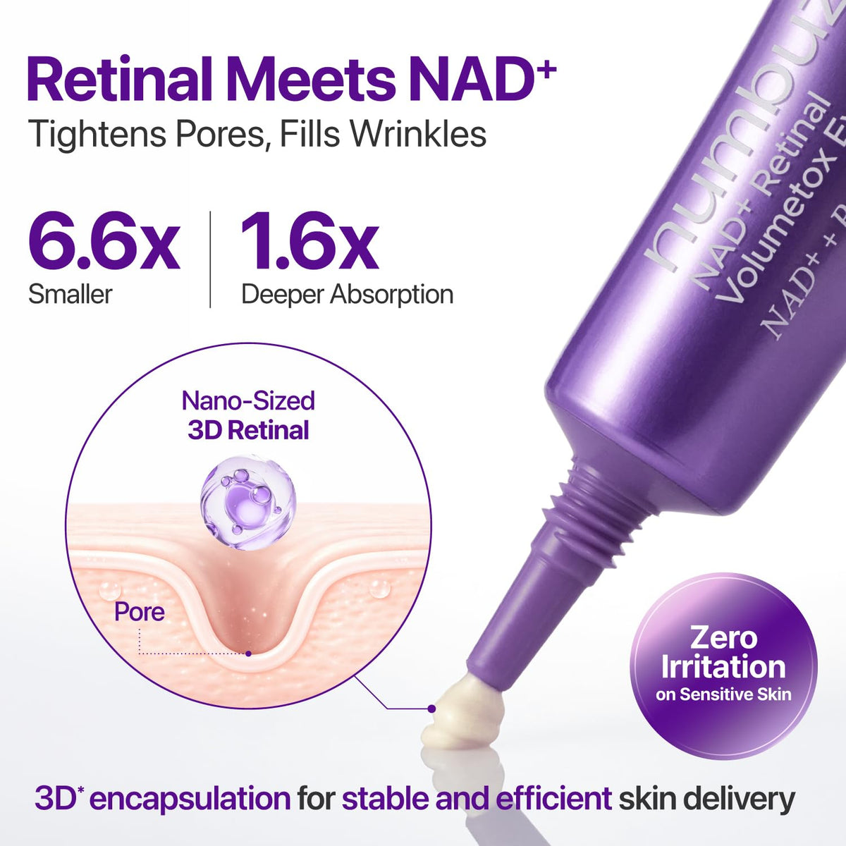 numbuzin No.9 NAD+ Retinal Volumetox Eye Cream 20ml – 3D Retinal