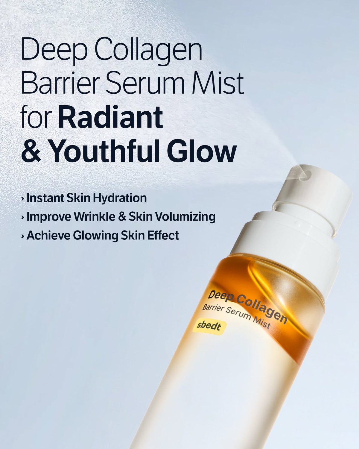 SUNGBOON EDITOR Deep Collagen Barrier Serum Mist – οφέλη