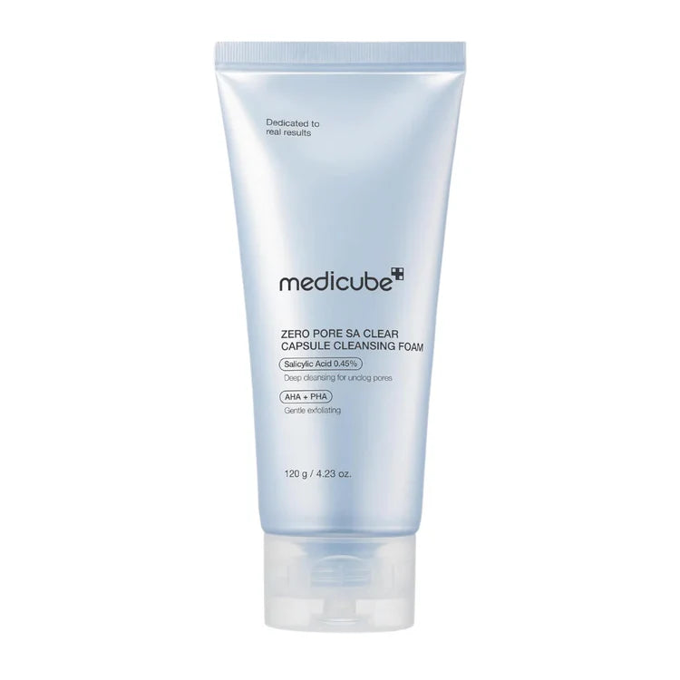 Medicube Zero Pore SA Clear Capsule Cleansing Foam 120g – Αφρός Καθαρισμού Πόρων
