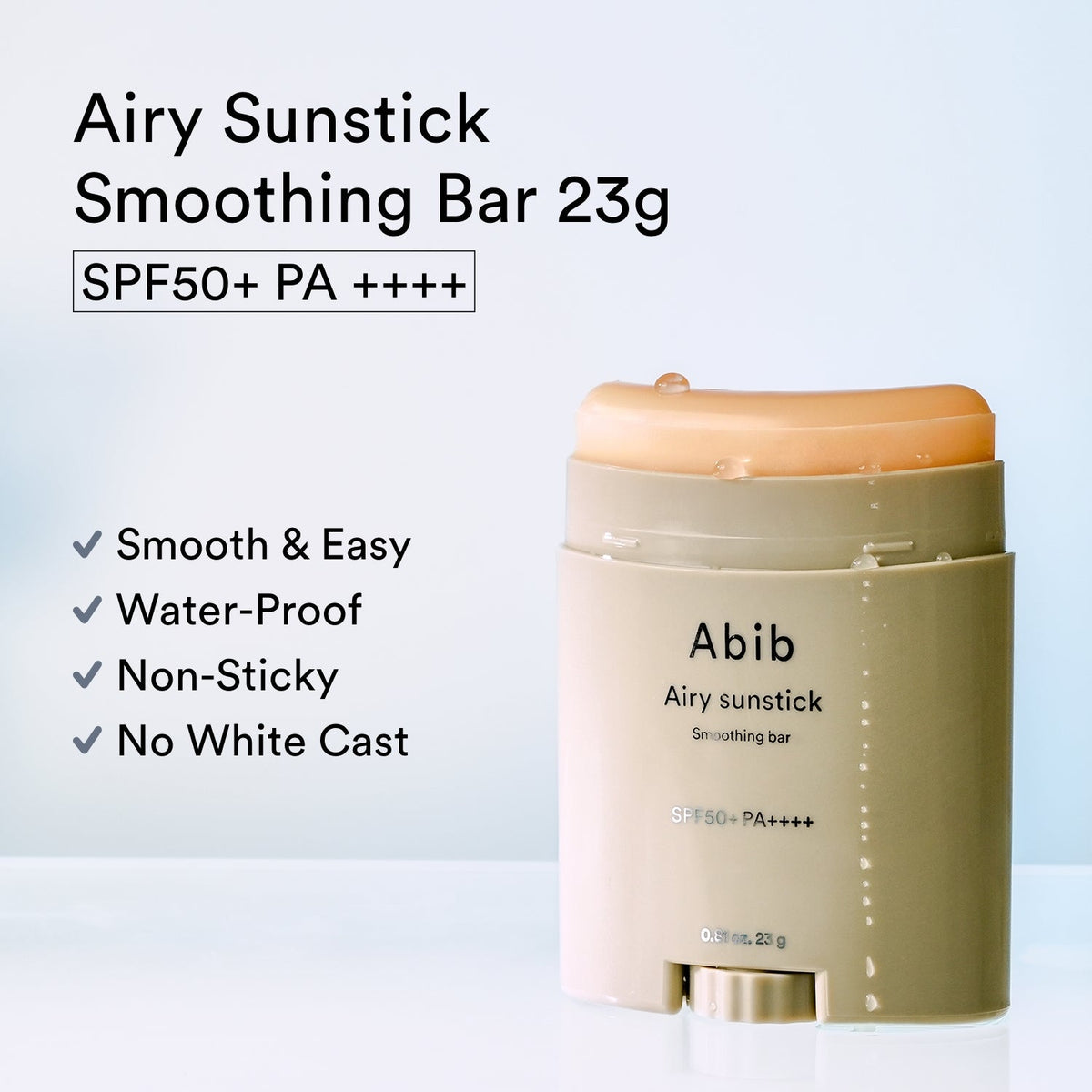Abib Airy Sunstick Smoothing Bar 23g – αντηλιακό stick