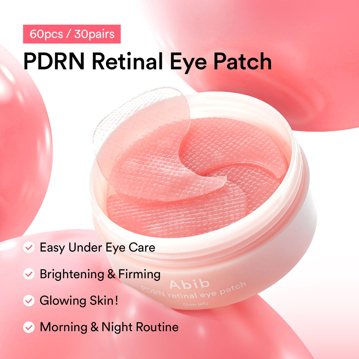 Abib PDRN Retinal Eye Patch Glow Jelly με PDRN και Retinal