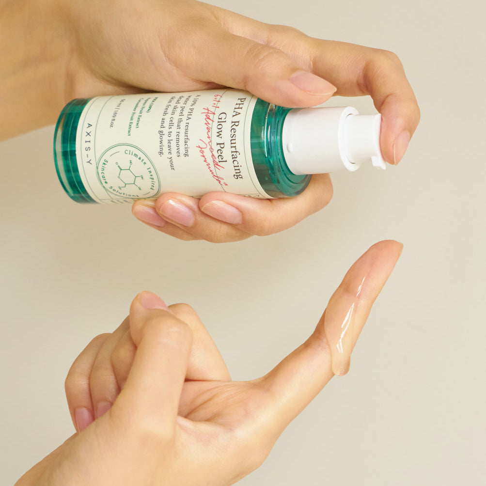 AXIS-Y PHA Resurfacing Glow Peel 50ml – εφαρμογή