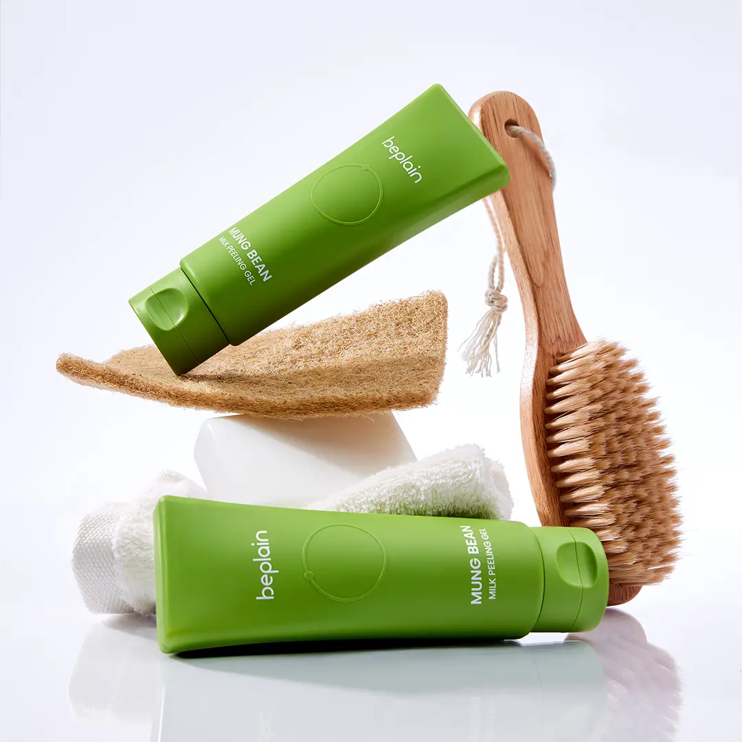 beplain Mung Bean Milk Peeling Gel 120ml – product lifestyle