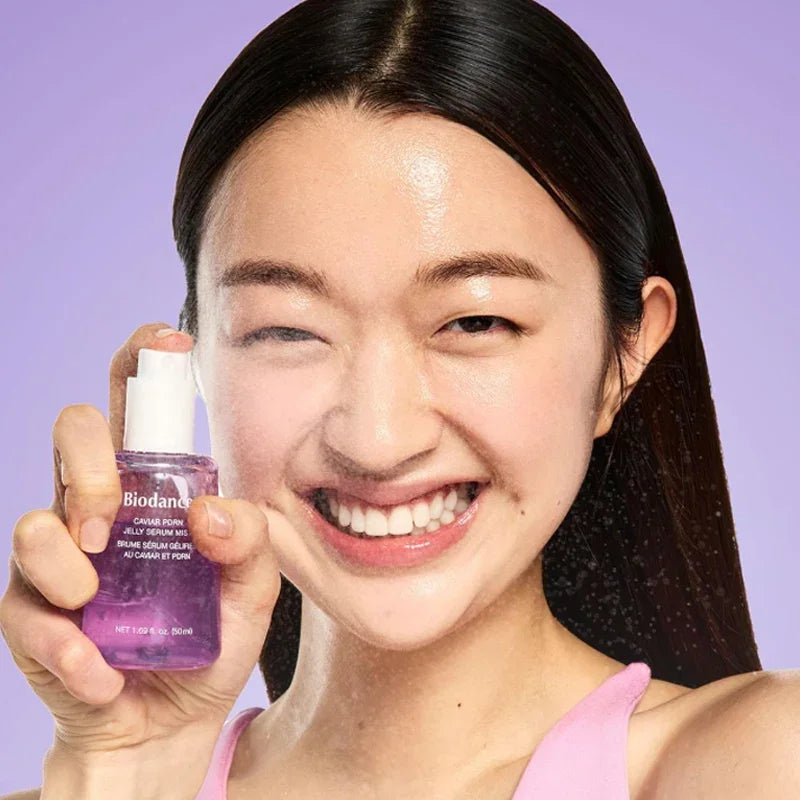 Biodance Caviar PDRN Jelly Serum Mist 50ml – εφαρμογή mist