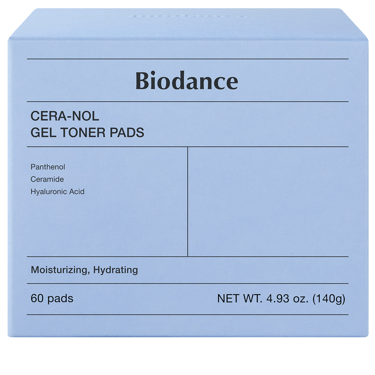 Biodance Cera-Nol Gel Toner Pads 60 pads