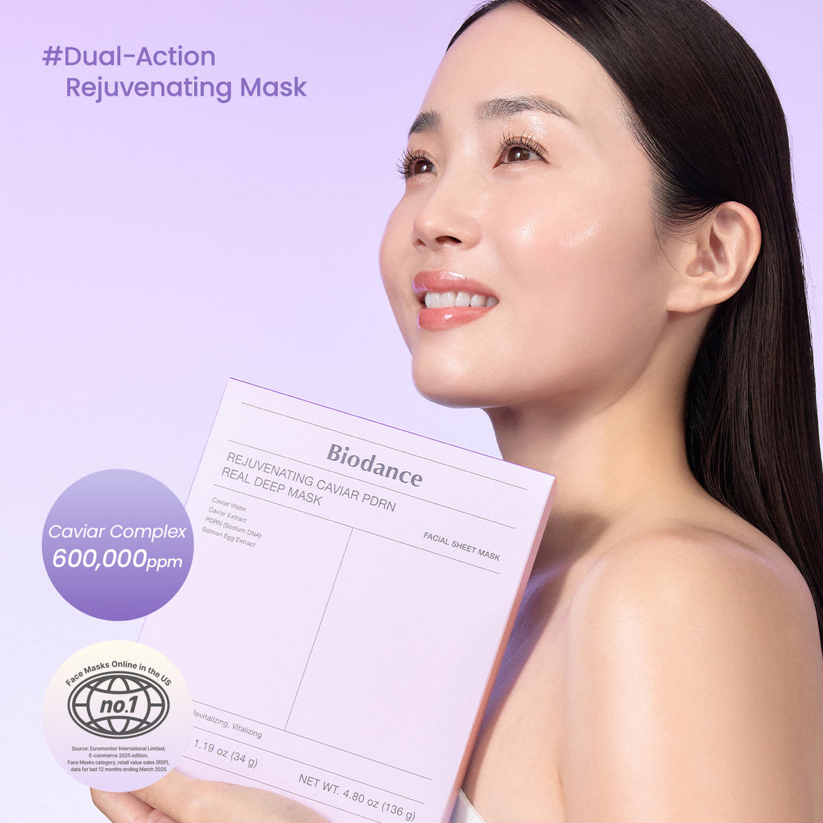 Biodance Caviar PDRN Real Deep Mask hydrogel μάσκα προσώπου