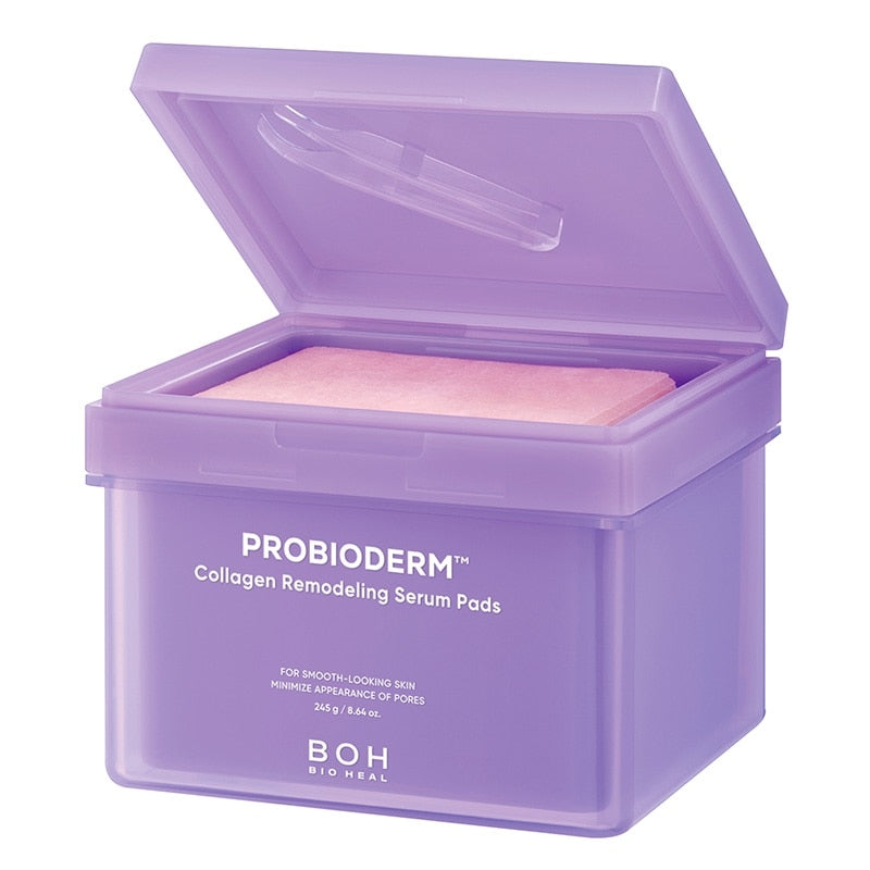 BIOHEAL BOH Probioderm Collagen Remodeling Serum Pads open container