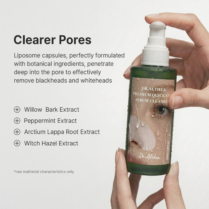 Dr.Althea Premium Quick Step Sebum Cleanser 100ml – clearer pores