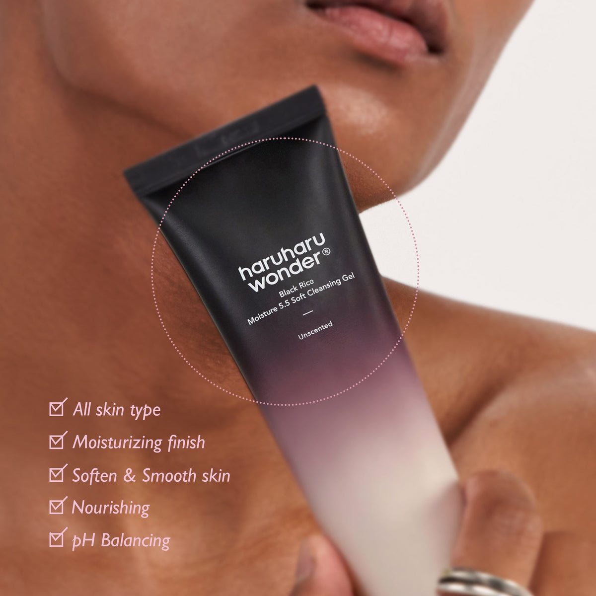 Haruharu Wonder Black Rice Moisture 5.5 Soft Cleansing Gel – οφέλη
