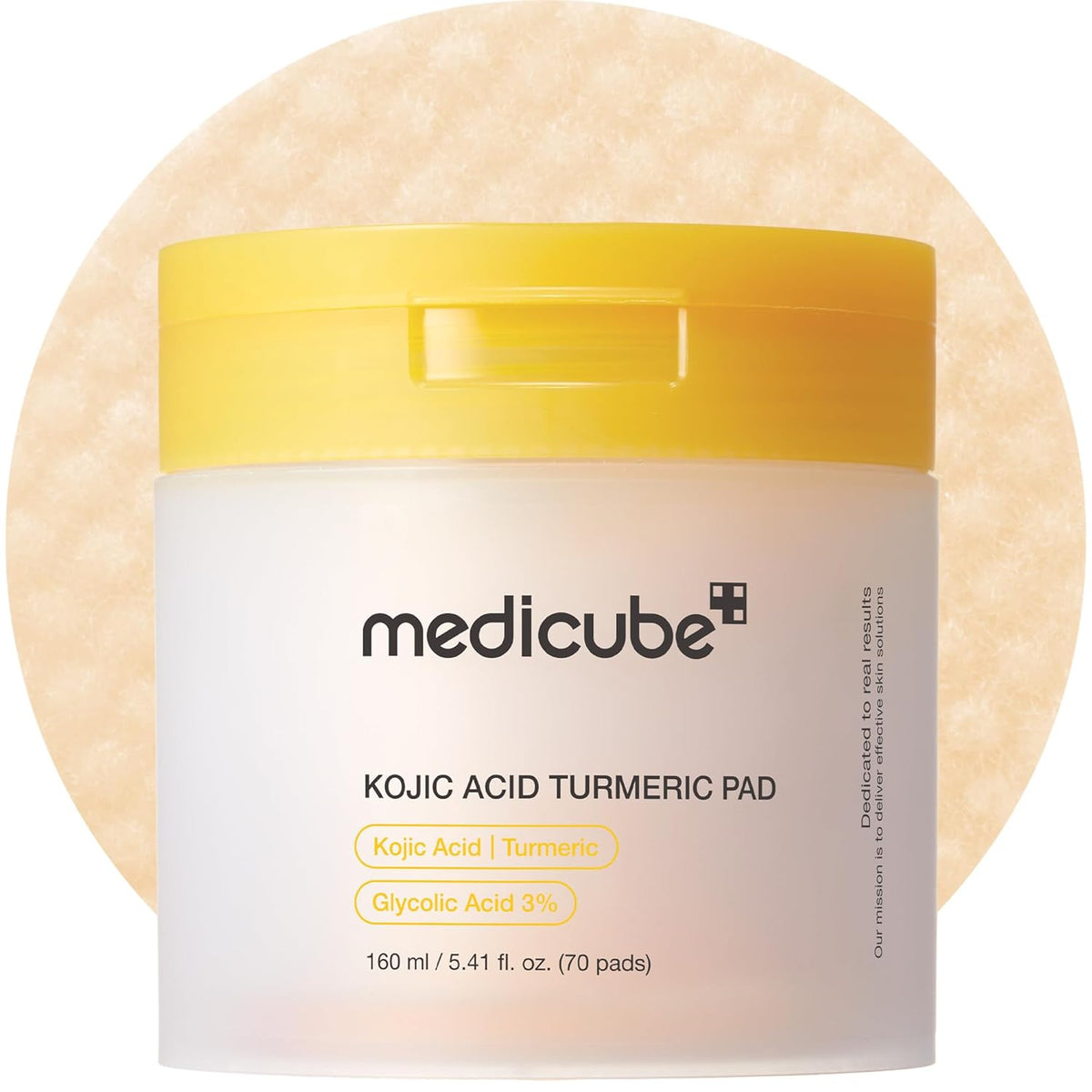 Medicube Kojic Acid Turmeric Pad 70 pads 160ml