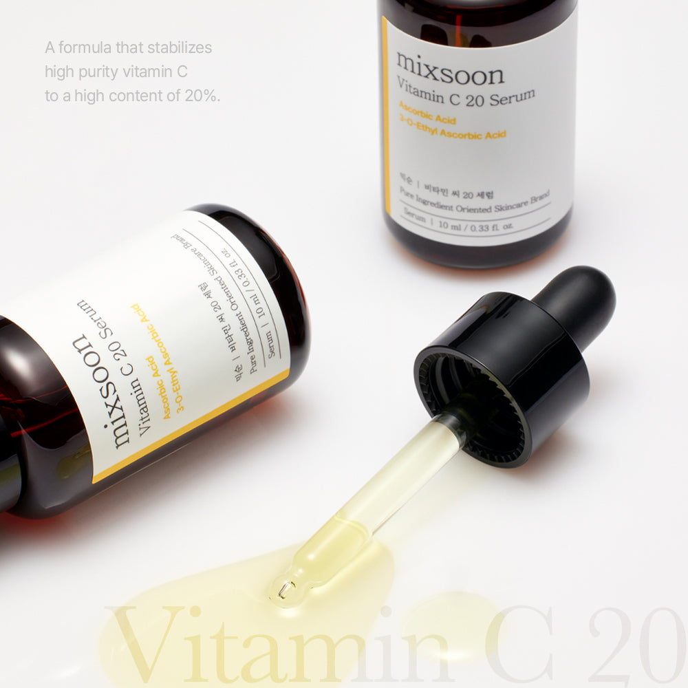 mixsoon Vitamin C 20 Serum 10ml – Vitamin C Glutathione Niacinamide