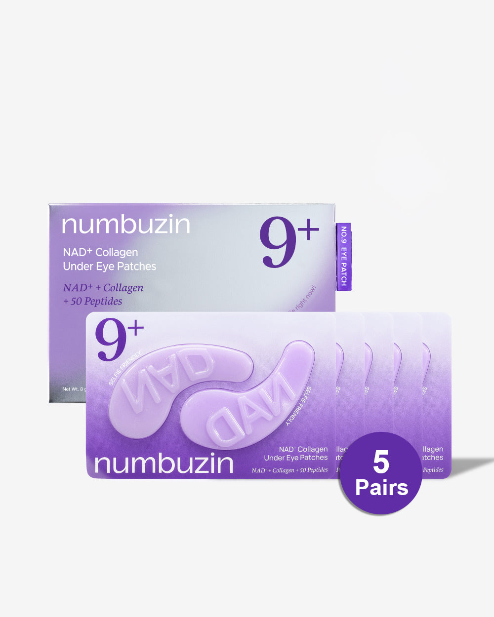 Numbuzin No.9 NAD+ Collagen Under Eye Patches 5 Pairs