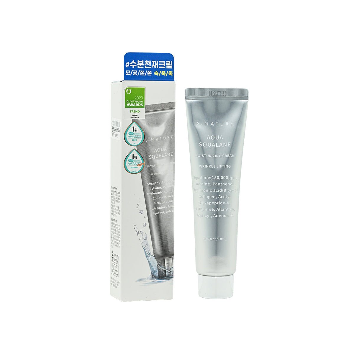 S.NATURE Aqua Squalane Moisturizing Cream 60ml – συσκευασία