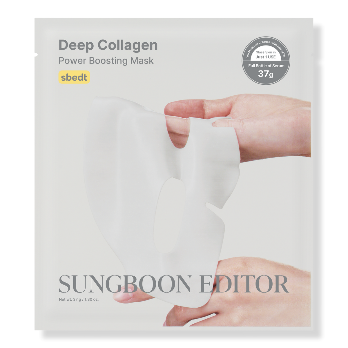 SUNGBOON EDITOR Deep Collagen Power Boosting Mask 37g - 1 mask